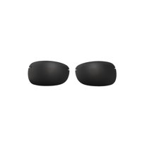 Walleva Black Polarized Replacement Lenses for Maui Jim Sandy Beach Sunglasses