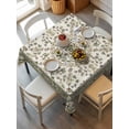 thumbnail image 6 of Sage Green Table Cloth, Southwest Tribal Antique Boho-Chic Heritage Waterproof Tablecloth for Square Tables, Reusable Washable Fabric Table Cover for Restaurant Kitchen Dining Tables 60"x60", 6 of 6