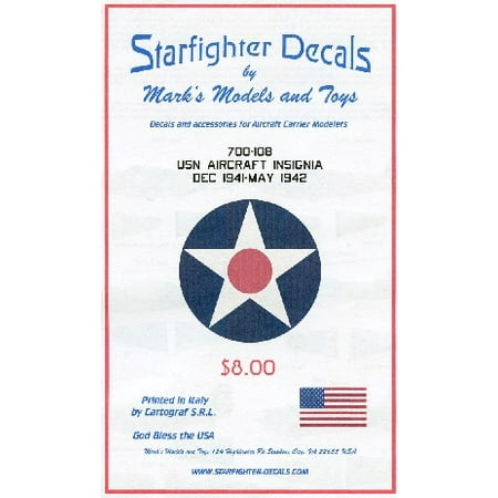 1942 Aircraft - 1/700 USN Aircraft Insignia Dec 1941 to May 1942