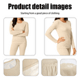 thumbnail image 2 of 3-Pack Women's Thermal Underwear set Long Johns with Fleece Lined Long Sleeve Base Layer for Women Cold Weather Top Bottom, 2 of 6