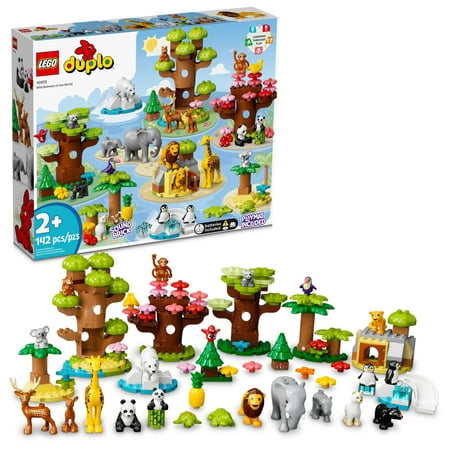 UPC 673419357593 product image for LEGO DUPLO Wild Animals of the World 10975 Building Toy Set (142 Pieces) | upcitemdb.com