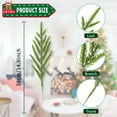 thumbnail image 2 of ZULAR 24Pcs Norfolk Pine Branches Stems 13.5"Artificial Pine Needles Sprigs Norfolk Pine Garland Accessories Vase Fillers Winter Fake Christmas Tree Picks Greenery Sprays for Diy Wreaths, 2 of 7