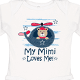 thumbnail image 4 of Inktastic Mimi Loves Me Grandson Boy Bear Boys Long Sleeve Baby Bodysuit, 4 of 5