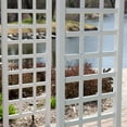 thumbnail image 3 of Dura-Trel Providence Arbor Vinyl Garden Archway, Arch Decor for Plants, White, 64\" x 85\, 3 of 7