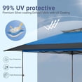 thumbnail image 4 of Summit Living 13 x 13 Ft Pop up Canopy Tents for Outside Easy Setup Canopy Shelter w/ 1-Button Setup Blue, 4 of 8