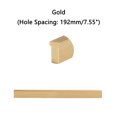 thumbnail image 2 of BE-TOOL Tilted Solid Cabinet Handles with Screws, Aluminum Alloy T-Shape Pull Cabinet Handles 192mm/7.55" Drawer Handles Wardrobe Handle Gold, 2 of 8