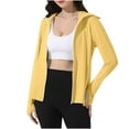 thumbnail image 4 of Kilaqueen Womens UPF 50+ Sun Protection Hoodie Shirt Lightweight Cooling Ice Silk Zip Up Athletic Jacket Ourdoor Hiking Long Sleeve Summer Fishing Shirts with Face Mask Thumb Holes, 4 of 8