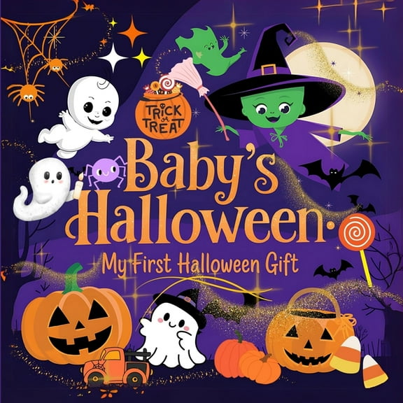 Halloween Books Baby Halloween Book: A Rhyme Book for babies in Halloween books for kids 1-3 ages A great gift in toddler halloween book, (Paperback)