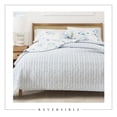 thumbnail image 4 of Floral Quilt Set - Lightweight, Soft, All-Season - 3-Piece Reversible Spring Bedding Set (King / California King, Bouquet), 4 of 6