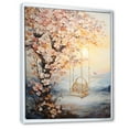 thumbnail image 2 of Designart "Bold Sunrise magic Renewal II" Floral Floater Framed Canvas Print, 2 of 7