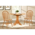 thumbnail image 2 of Sunset Trading Oak Selections Table à Manger Ronde Extensible en Bois de 42 Pouces en Chêne, 2 of 5