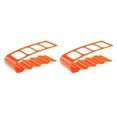 thumbnail image 1 of VONKY TV /VCR Remote Controller Stand Storage Holders Racks Phone Supporter Orange 2Set, 1 of 6