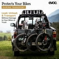 thumbnail image 2 of EVOC Tailgate Pad for Full-Sized Trucks, 63" Wide, 6-Bike Capacity, Black, Water-Resistant, 2 of 7