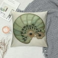 thumbnail image 2 of GOSMITH  Throw Pillow Covers Vintage Coastal Nautical Beach Shell Pillow Cases Square Cushion Cases Burlap Toss for Living Room,Couch and Bed, 2 of 5