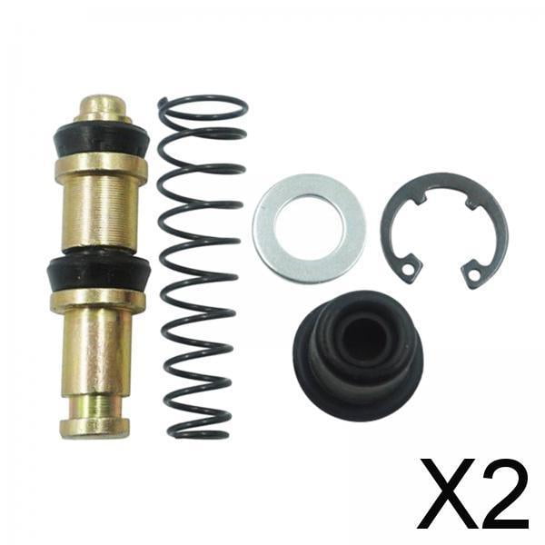 Reparación del émbolo del pistón,Reemplazo de la bomba de freno de embrague de motocicleta,Reemplazo del kit de reparación del émbolo del pistón de la motocicleta,Accesorio 2 piezas