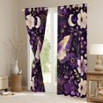 thumbnail image 3 of Homewish Girls Butterfly Blackout Curtains, Chic Floral Leaf Curtains Pack of 2 (42x84 Each), 3 of 5