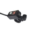 thumbnail image 3 of 1x 200g Motorcycle SAE to USB Cable Charger With Hidden LED Voltmeter Display Adapter Clamp, 3 of 18