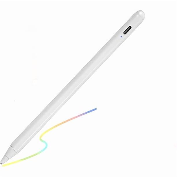 wonima11 Electronic Stylus for iPad 5th Generation 9.7" 2017 Pencil,Type-C Rechargeable Active Capacitive Pencil Compatible with Apple iPad 5th Gen 9.7-inch Stylus Pens,Good on iPad Drawing Pens,White