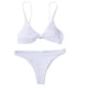 thumbnail image 5 of Conjunto de traje de baño acolchado con realce para mujer, traje de baño sólido con botones sexys Fridja  nalpqowj14708, 5 of 6