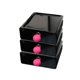 thumbnail image 2 of Organizador de Almacenamiento de Cajones de Plástico Fiudx Apilable con Cajón Deslizante, 2 of 6