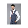 thumbnail image 5 of Men 3pc European Suit WESSI by J.VALINTIN Extra Slim Fit JV33 Navy Window Pane, 5 of 8