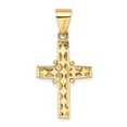 thumbnail image 4 of FB Jewels 14K Yellow Gold White Cross with Yellow X Center and Tips Pendant, 4 of 4