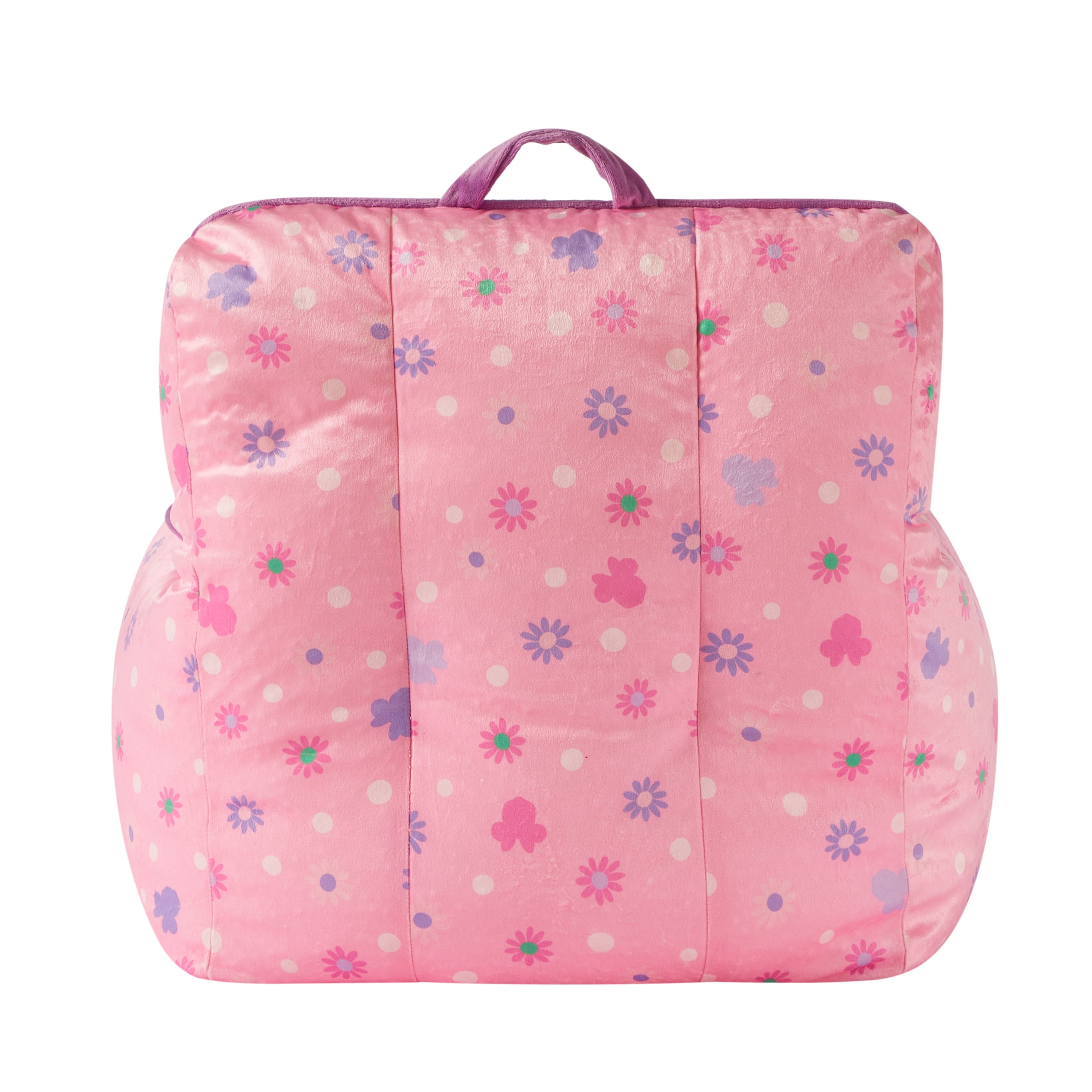 Minnie Mouse Square Beanbag Chair Pink, 18" inches