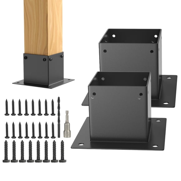 Soporte para postes de valla FUCNEN 4x4 de acero inoxidable