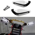 thumbnail image 4 of 1 Par de Protectores de Mano Cola para Motocicleta Manoplas LED blanco, 4 of 8