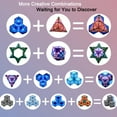 thumbnail image 4 of Fidget Toys Shape Shifting Box Fidget Cube 3D Magnetic Magic Cube Magnet Transforms Into Geometry Bulk Decompression Educational Deformation Puzzle For 8/9/10/12 Year Old Boys And Girl Birthday Gifts, 4 of 4
