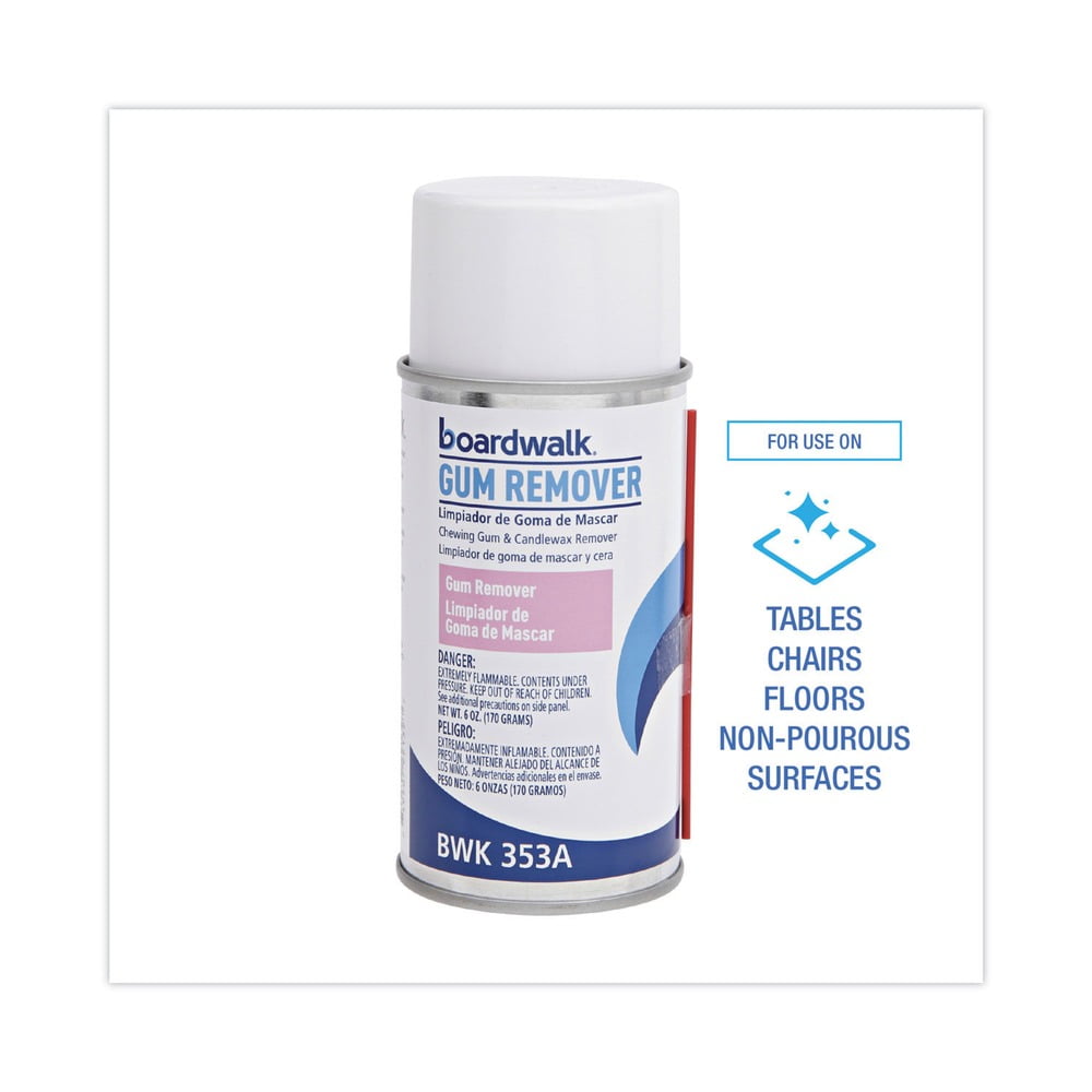 Boardwalk Chewing Gum & Candle Wax Remover 6oz Aerosol 12/carton (BWK353ACT)