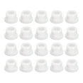 thumbnail image 1 of Unique Bargains 20 Pcs White Plug Holes, T14 Rubber Button Plug for 13 -14mm/0.51 -0.55' Hole, 1 of 6