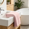 thumbnail image 7 of Btomtd Thick Absorbent Bath Towels, Soft Fast Dry Microfiber, Plush Lightweight Shower Towels, for Gym Travel, Size 55" x 27.5", Pink, 7 of 7