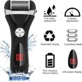 thumbnail image 2 of Rechargeable Electric Foot Callus Remover Kit with 3 Roller Heads - 2 Speeds, Battery Display, 2 of 5