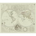 thumbnail image 3 of Sayer 13x12 Black Modern Framed Museum Art Print Titled - Terraqueous Globe - Sayer 1787, 3 of 5