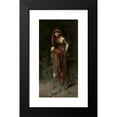 thumbnail image 2 of John Collier 13x24 Black Modern Framed Museum Art Print Titled - Priestess of Delphi (1891), 2 of 5