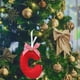 thumbnail image 4 of Adornos para árboles de Navidad | Juego de colgantes de 26 cartas • Decoraciones personalizadas DIY • Detalles de gorro rojo de Papá Noel • Ligero y duradero • Fácil de colgar • Decoración navideña, 4 of 5