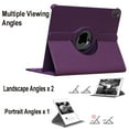 thumbnail image 4 of JYtrend Case For iPad Pro 11 Inch 2021 (3rd), 2020 (2nd), 2018 (1st) Generation, 360 Rotating Smart Cover (Purple), 4 of 5