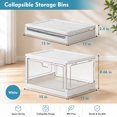 Clear Storage Bins with Lids 3 Pack – Stackable & Durable Plastic ...