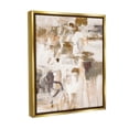 thumbnail image 4 of Stupell Industries Beige Abstract Pattern Abstract Painting Gold Floater Framed Canvas Art Print Wall Art, 17 x 21, 4 of 10