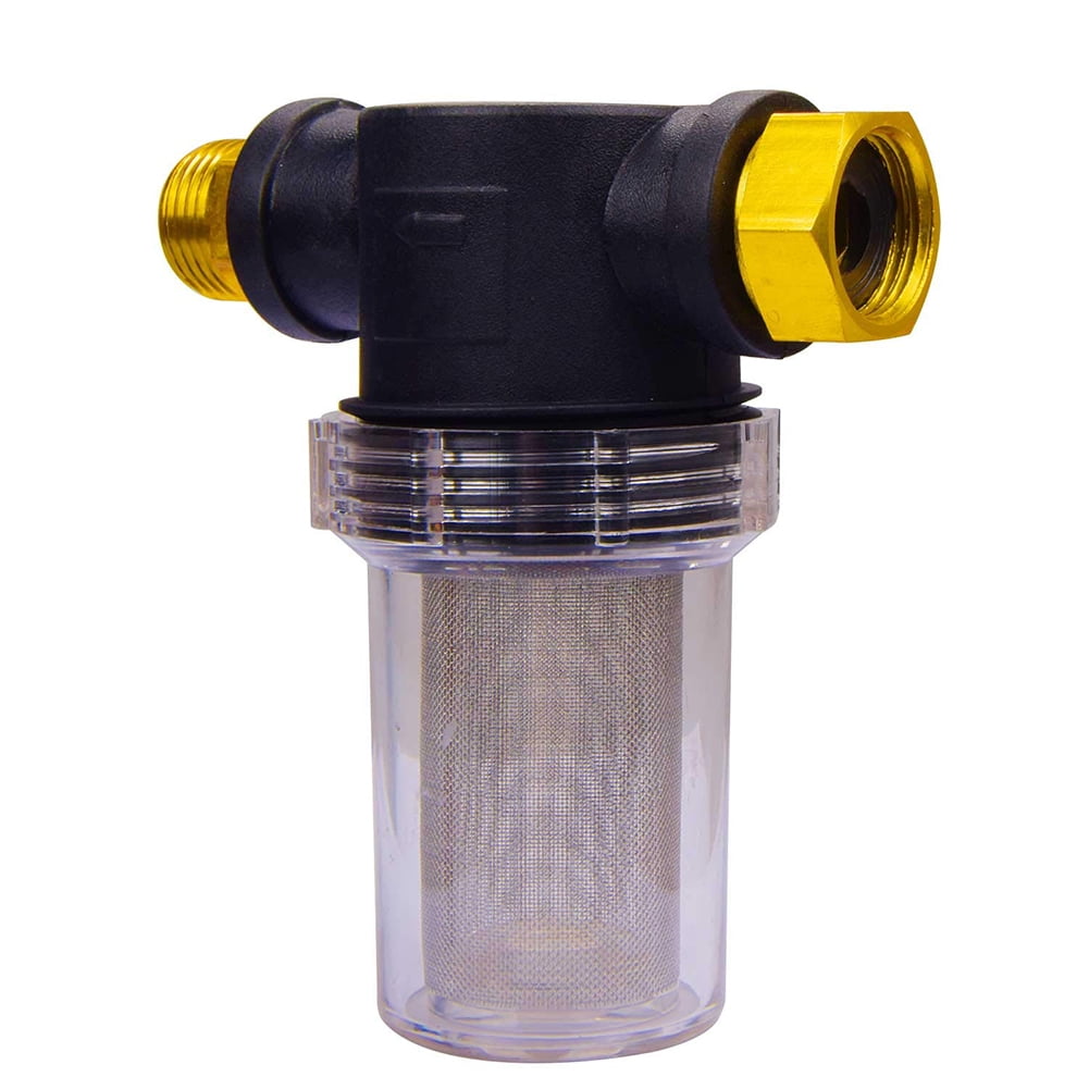 Garden Hose Filter Attachment for Pressure Washers Pump Inlet Pre