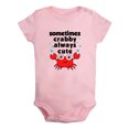thumbnail image 2 of iDzn Sometimes Crabby Always Cute Funny Rompers For Babies, Newborn Baby Unisex Bodysuits, Infant Jumpsuits, Toddler 0-24 Months Kids One-Piece Oufits, 2 of 5