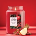 thumbnail image 4 of Yankee Candle Red Apple Wreath Original Large Jar Scented Candles, 22 oz, 4 of 7