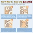 thumbnail image 4 of Women's solid color high elasticity slim fit waist strap shapewear, 4 of 10