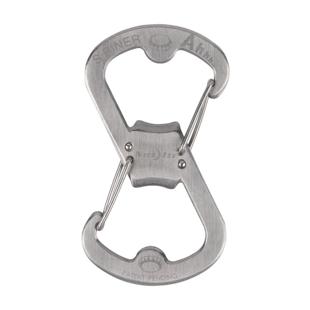Mosqueton Destapador de Acero Inoxidable AHHH Plata Nite Ize SBO-03-11