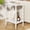 White, variant on Maliowa 2-Tier Side Table, Small End Table for Living Room Bedroom with Storage Shelf, Vintage Accent Table Nightstand with Spindle Legs, Walnut