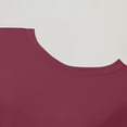 thumbnail image 5 of Pxiakgy Vente Chaude!! T-Shirt d'Été Surdimensionné à Manches Courtes pour Femmes Col Rond Décontracté Simple Ample avec Poches 2025 T-Shirt en Coton Uni à Manches Courtes pour Femmes Rd2 TG, 5 of 5
