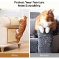 thumbnail image 6 of 1 Packs Cat Scratching Mat, Sisal Cat Scratch Pad Mats for Indoor Cats, Cats Wall Scratcher Kitten Floor Rug with Sticky Tape, Furniture Protector, 6 of 13