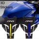 thumbnail image 4 of Stickers Decals Protector Tank Pad Side Grips Gas Fuel Oil Kit Knee For YAMAHA YZF-R6 YZF R6 YZFR6 2017 2018 2019 2020 2021 2022, 4 of 5