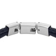 thumbnail image 3 of Pulsera Fossil All Stacked Up en Cuero Azul Marino para Hombre, 3 of 6